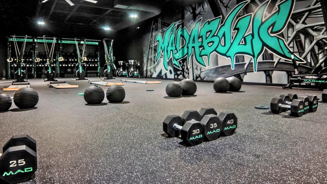 Workout Anytime fitness club interior