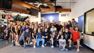 IMPACT-X Performance longevity clinic studio facility showing recovery suite and training floor