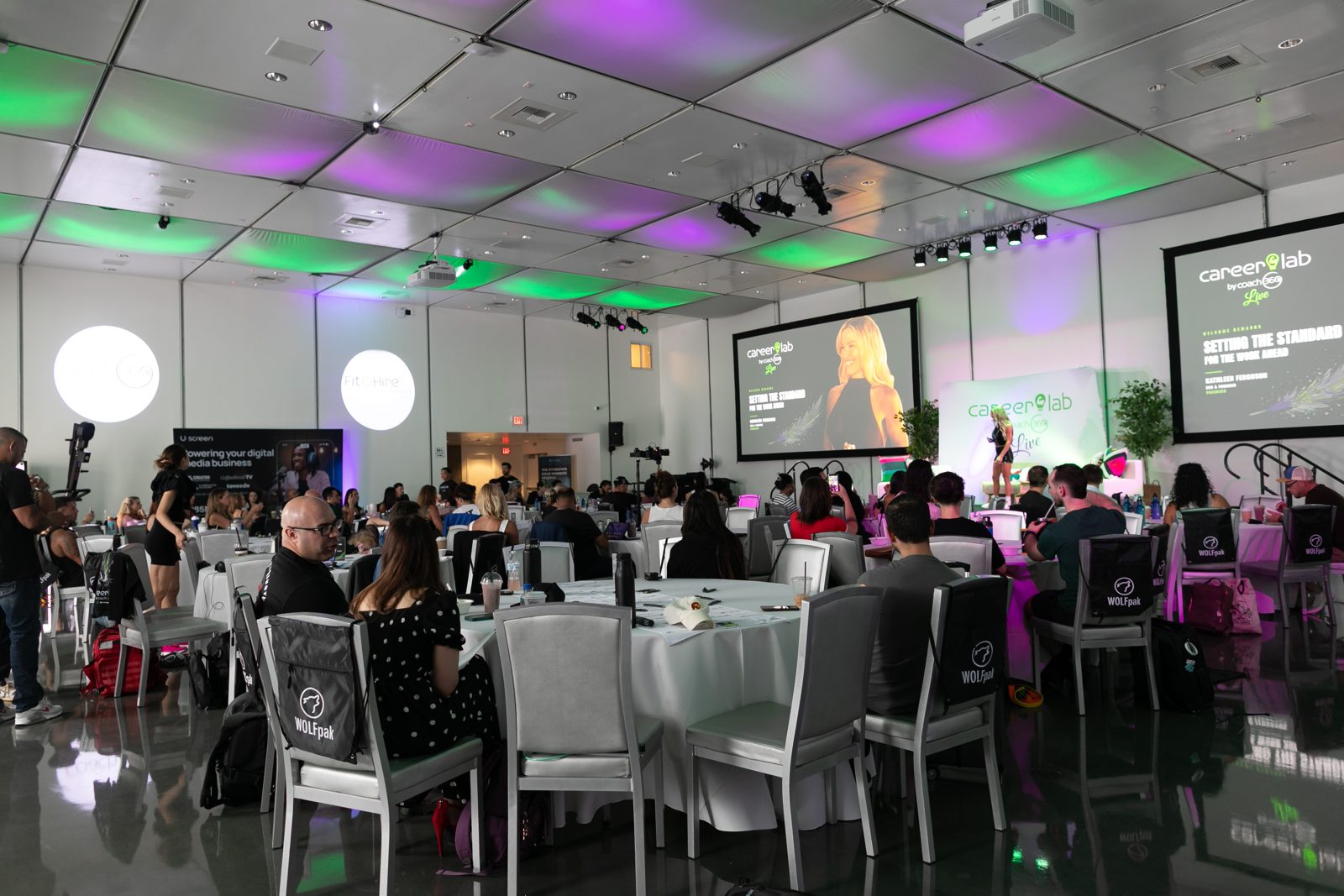 The main room at Career Lab LIVE