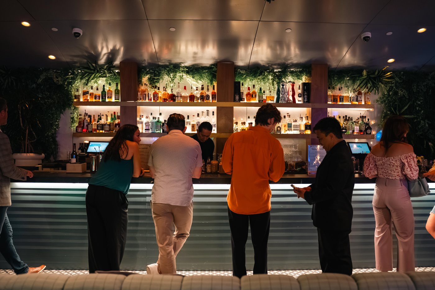The bar at last year's event
